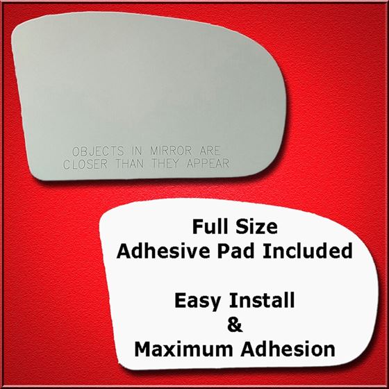 Mirror Glass Replacement + Full Adhesive for 01-09