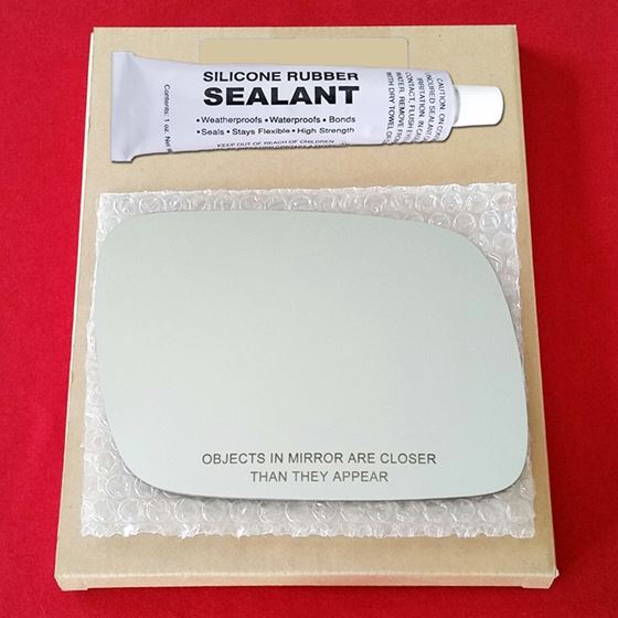 Mirror Glass Replacement + Silicone Adhesive for T