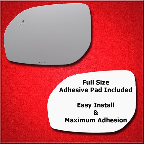 Mirror Glass Replacement + Full Adhesive for Santa