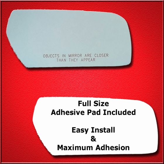 Mirror Glass Replacement + Full Adhesive for Cadil