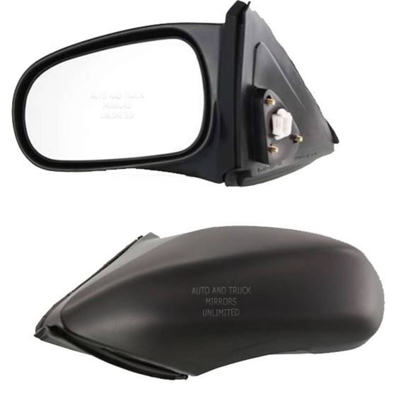 Fits 96-00 Honda Civic Driver Side Mirror Flat Fin