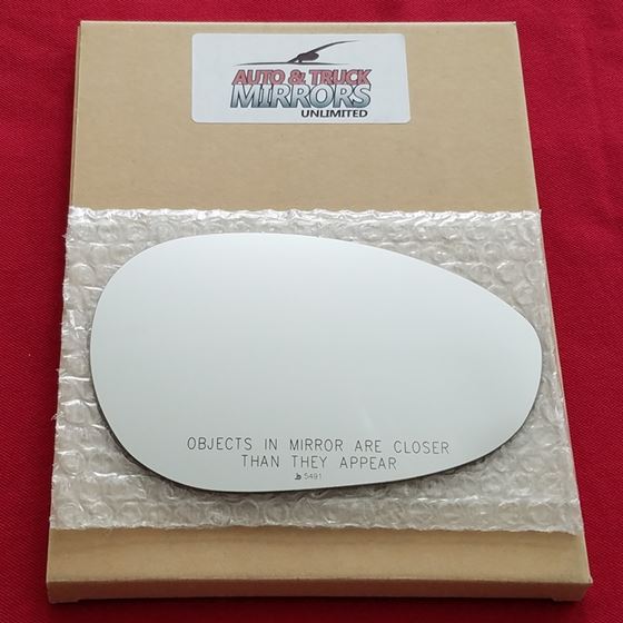 Mirror Glass for 12-18 Fiat 500 Passenger Side Rep