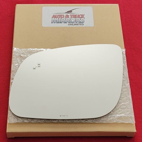 Mirror Glass for 15-21 Kia Sedona Driver Side - Bl