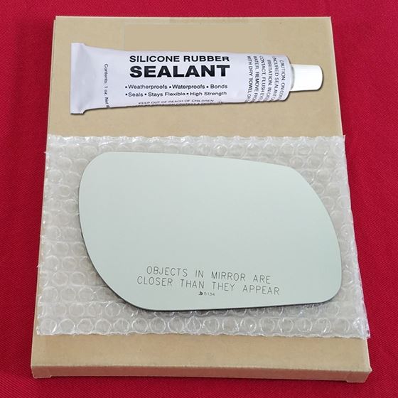 Mirror Glass Replacement + Silicone Adhesive for M