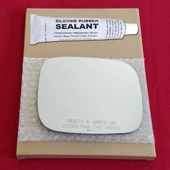 Mirror Glass Replacement + Silicone Adhesive for V