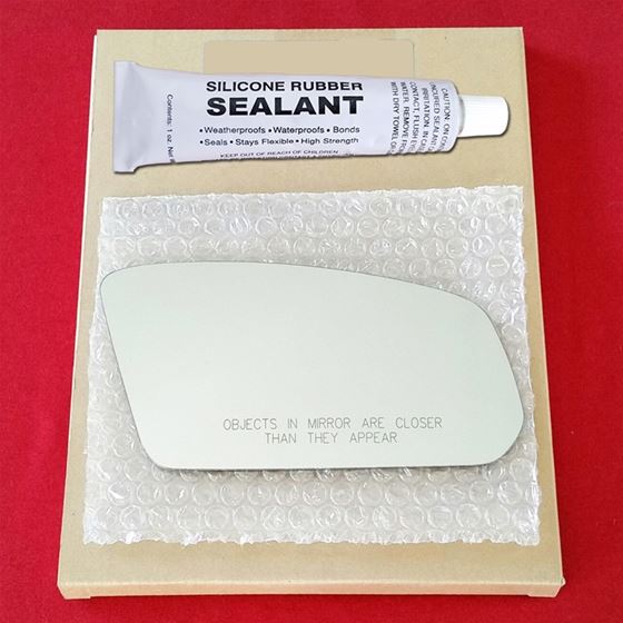 Mirror Glass Replacement + Silicone Adhesive for S