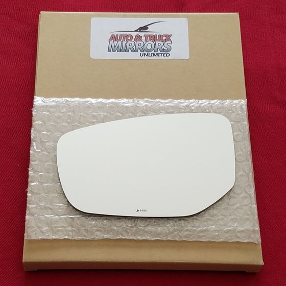 Mirror Glass for 13-16 Dodge Dart Driver Side Repl