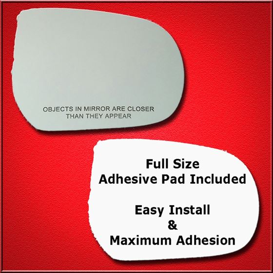 Mirror Glass Replacement + Full Adhesive for Escap
