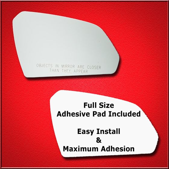 Mirror Glass Replacement + Full Adhesive for 15-17