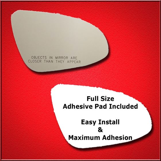 Mirror Glass Replacement + Full Adhesive for 12-14