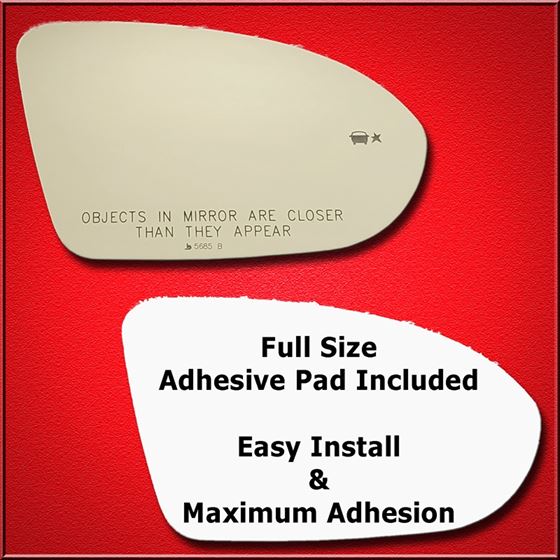 Mirror Glass Replacement + Full Adhesive for Cruz,