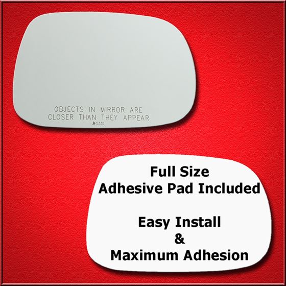 Mirror Glass Replacement + Full Adhesive for GS, S