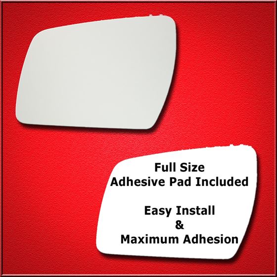 Mirror Glass Replacement + Full Adhesive for 10-13