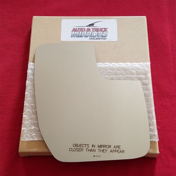 Mirror Glass + ADHESIVE for 10-15 Ford E-150,E-250