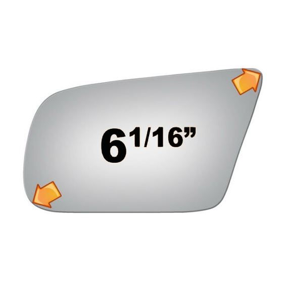Mirror Glass for 87-93 Ford Mustang Driver Side-3