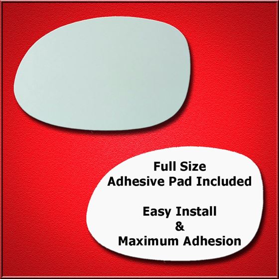 Mirror Glass Replacement + Full Adhesive for 01-10