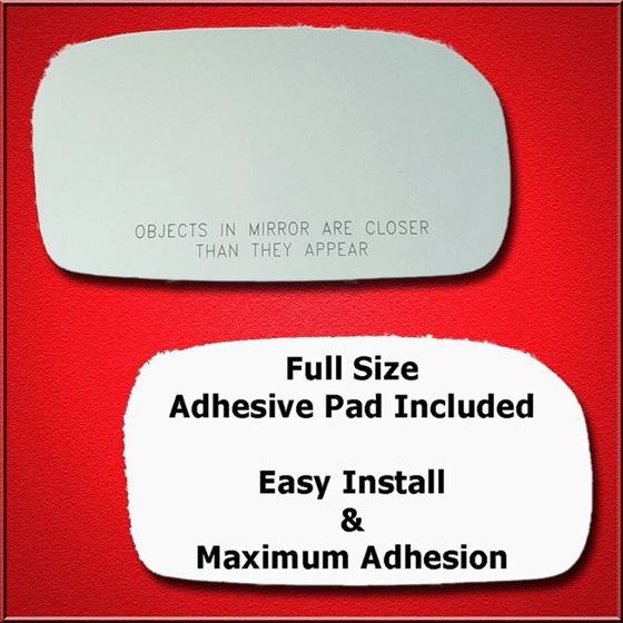 Mirror Glass Replacement + Silicone Adhesive for-3