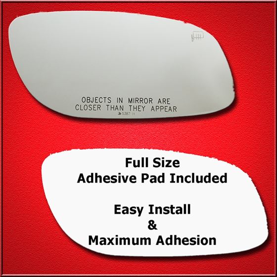 Mirror Glass + Full Adhesive for 10-14 Ford Taurus