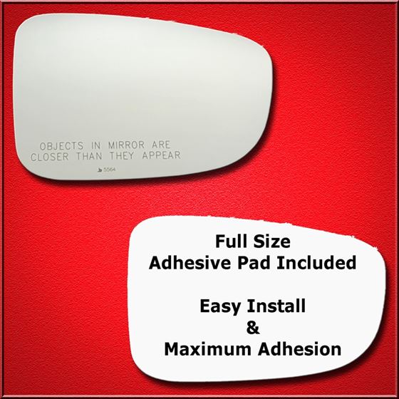 Mirror Glass Replacement + Full Adhesive for 14-17