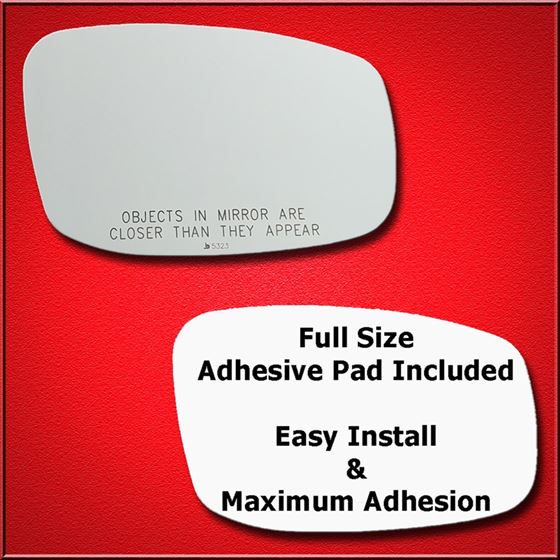 Mirror Glass Replacement + Full Adhesive for 08-12