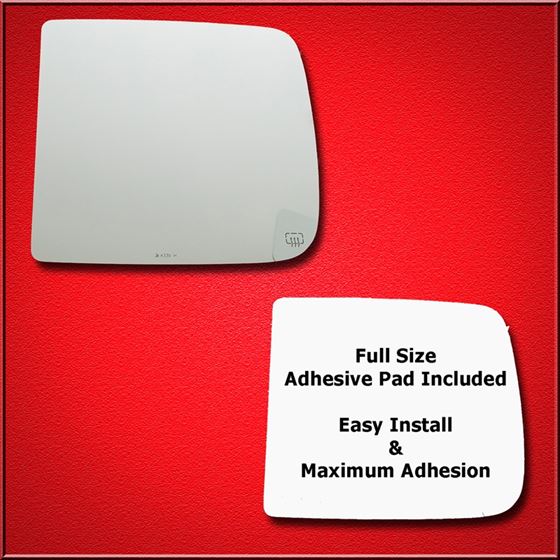 Mirror Glass + Full Adhesive for Ram 1500, 2500, 3