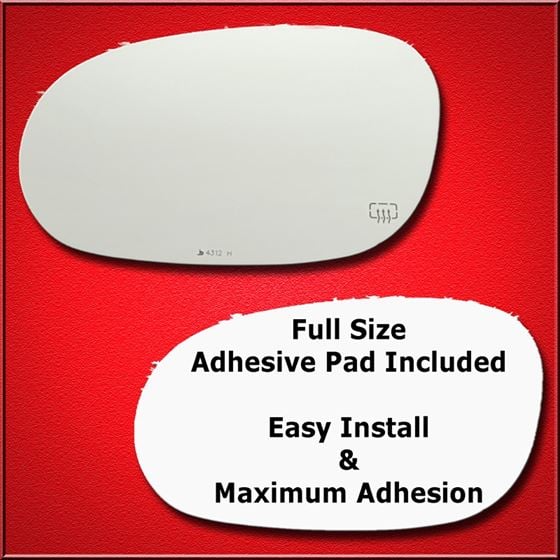 Mirror Glass Replacement + Full Adhesive for 08-21