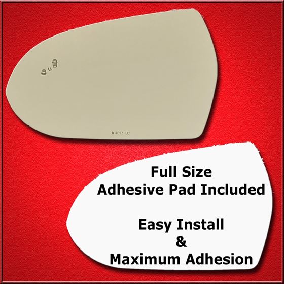 Mirror Glass Replacement + Full Adhesive for 17-21