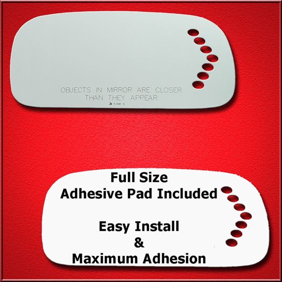 Mirror Glass Replacement + Full Adhesive for 06-08