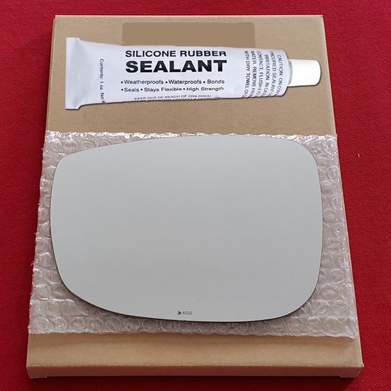 Mirror Glass Replacement + Silicone Adhesive for C