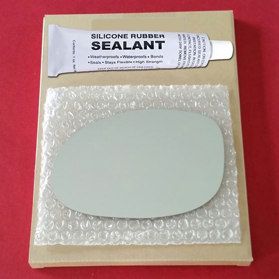 Mirror Glass Replacement + Silicone Adhesive for P