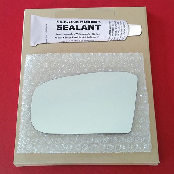 Mirror Glass Replacement + Silicone Adhesive for S