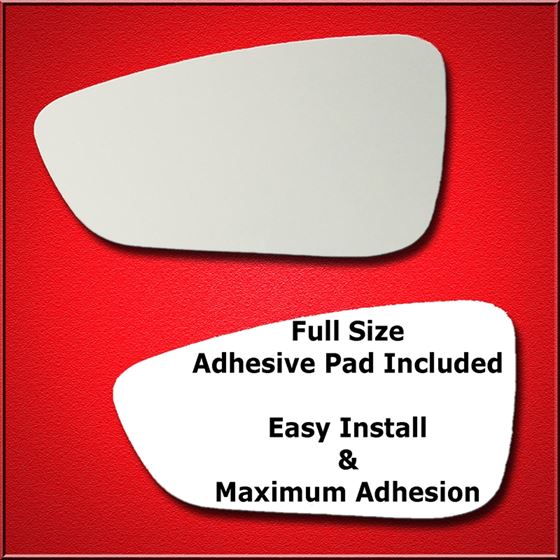 Mirror Glass Replacement + Full Adhesive for 15-17