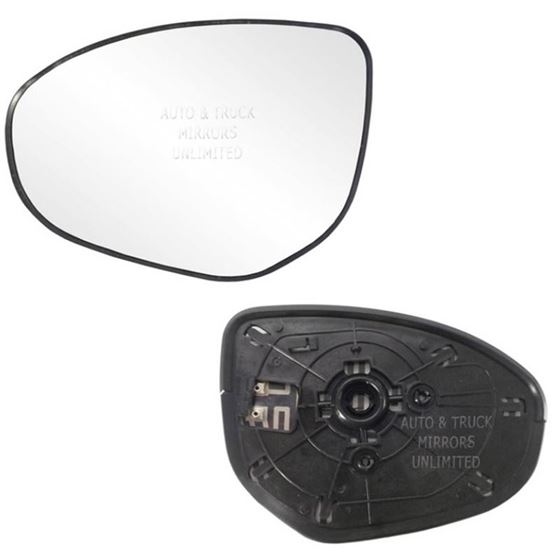 Fits 10-13 Mazda2 or Mazda3 Driver Side Mirror Gla