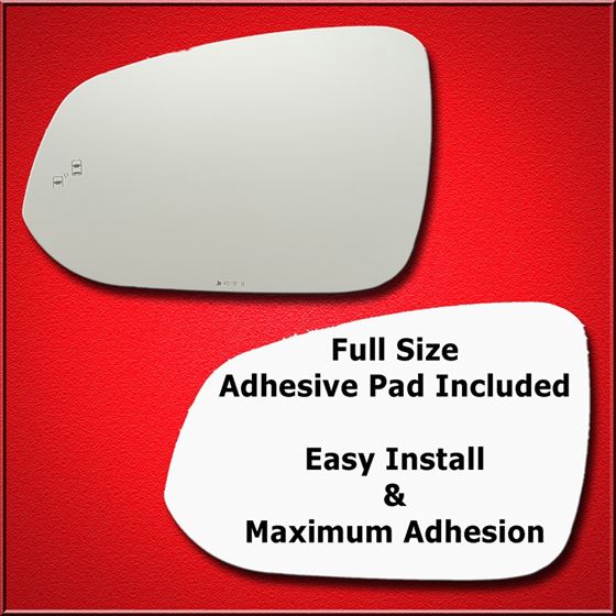 Mirror Glass Replacement + Full Adhesive for 13-18