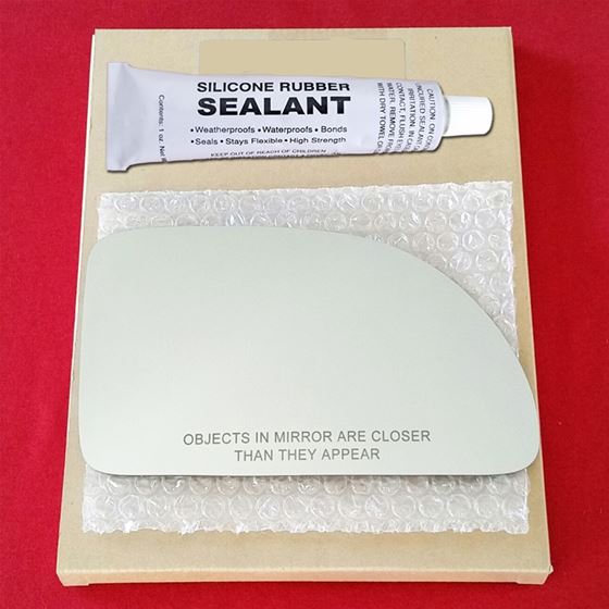 Mirror Glass Replacement + Silicone Adhesive for E