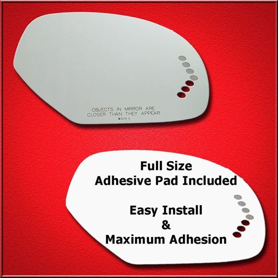 Mirror Glass Replacement + Silicone Adhesive for-3