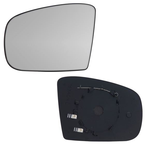 Fits M-Class Driver Side Mirror Glass with Back Pl