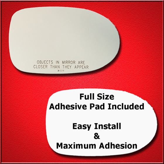 Mirror Glass Replacement + Full Adhesive for 07-12