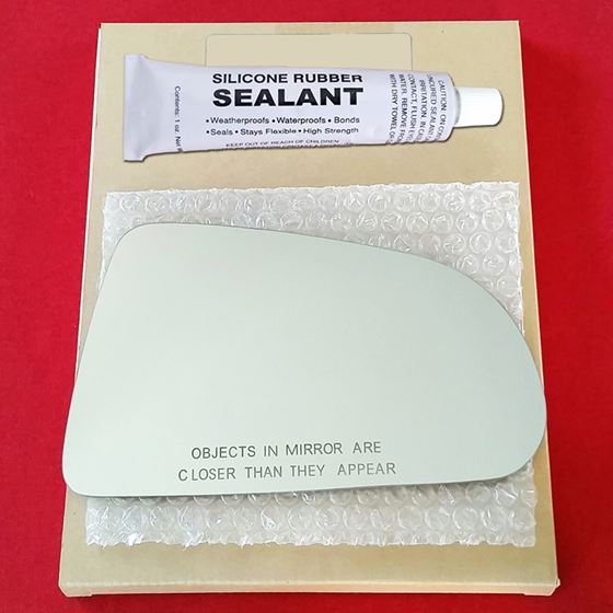 Mirror Glass Replacement + Silicone Adhesive for D