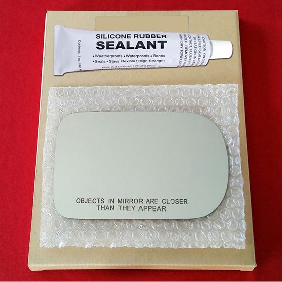 Mirror Glass Replacement + Silicone Adhesive for J