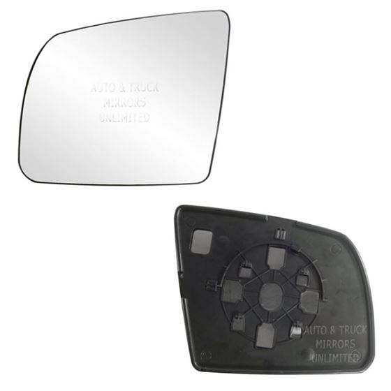 Fits 07-16 Toyota Tundra Driver Side Mirror Glass with Back Plate