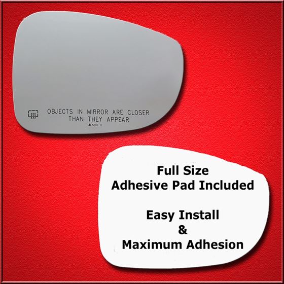 Mirror Glass + Full Adhesive for 17-20 Chrysler Pa