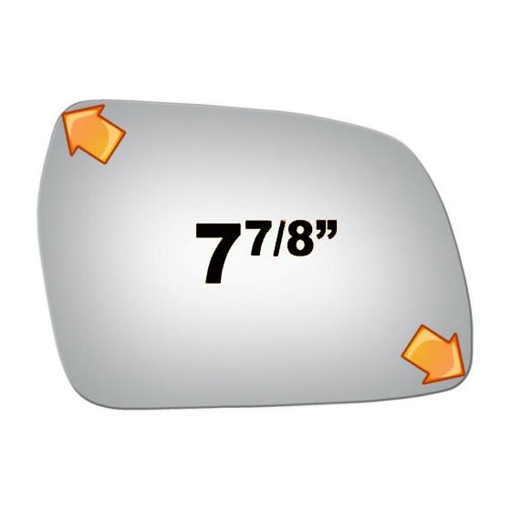 Mirror Glass for Chevy Tracker, Geo Tracker Pass-3