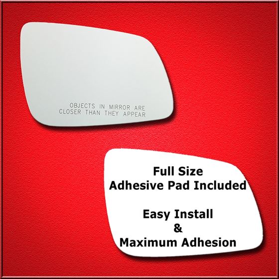 Mirror Glass Replacement + Full Adhesive for 08-14