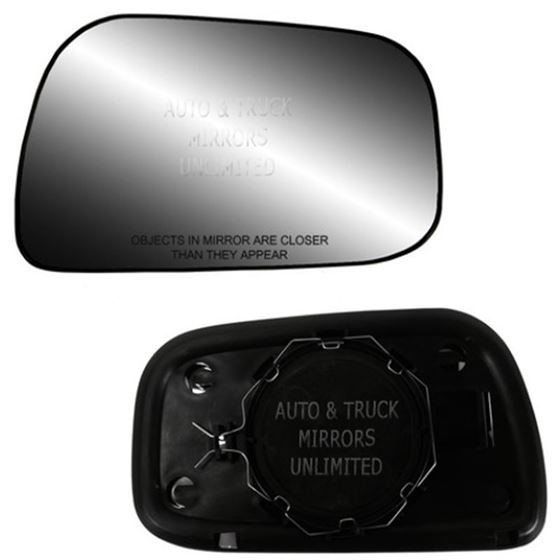 Passenger Side Powered Replacement Mirror Glass for 1992-1996 Toyota Camry