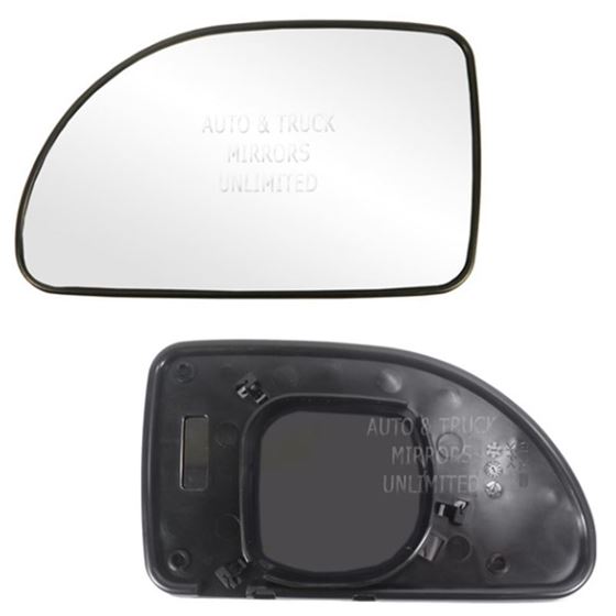 Fits 02-07 Saturn Vue Driver Side Mirror Glass wit