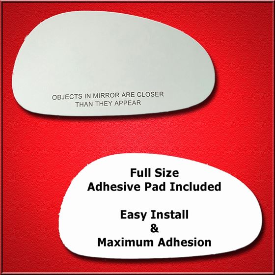 Mirror Glass Replacement + Full Adhesive for 94-04