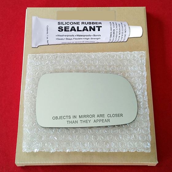 Mirror Glass Replacement + Silicone Adhesive for M