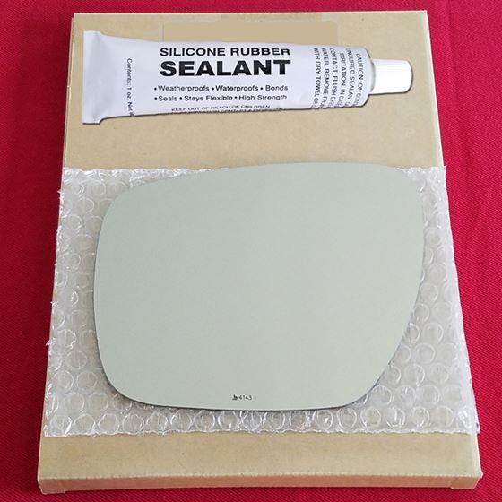 Mirror Glass Replacement + Silicone Adhesive for M