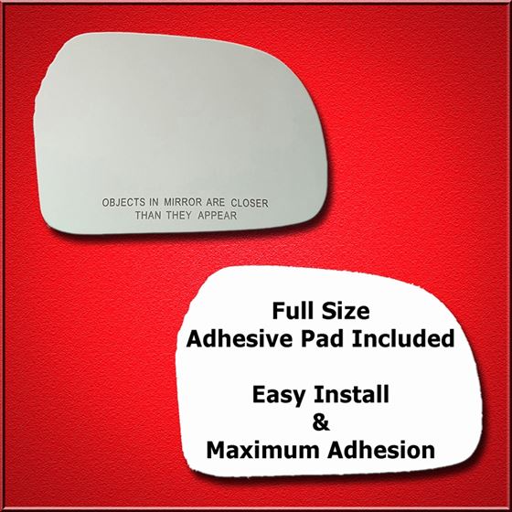 Mirror Glass Replacement + Full Adhesive for 99-04
